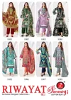 Riwayat Vol 1 By Ganeshji Cotton Printed Readymade Pakistani Suits 